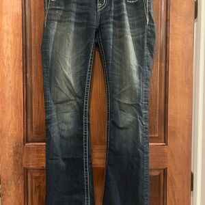 Miss Me Women's Boot Cut Jeans - Dark Blue